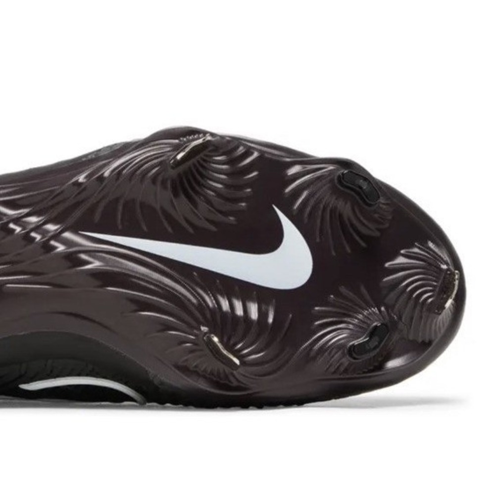 Nike Men Alpha Huarache NXT Black Dark Smoke Grey Cleats Size 7‎ New - Picture 5 of 8
